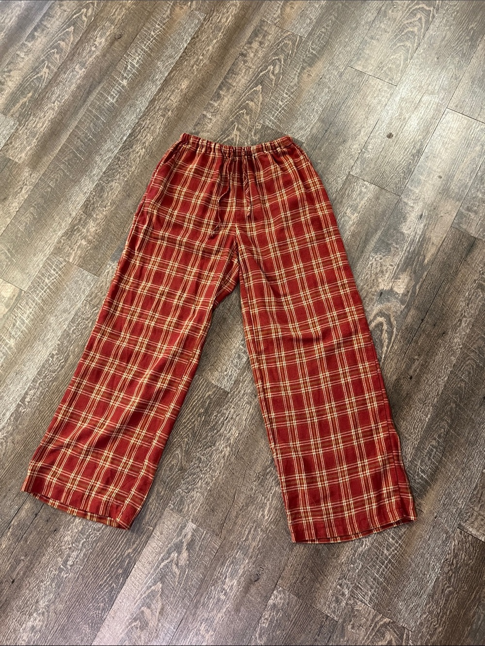 Red Plaid Lounge Pants